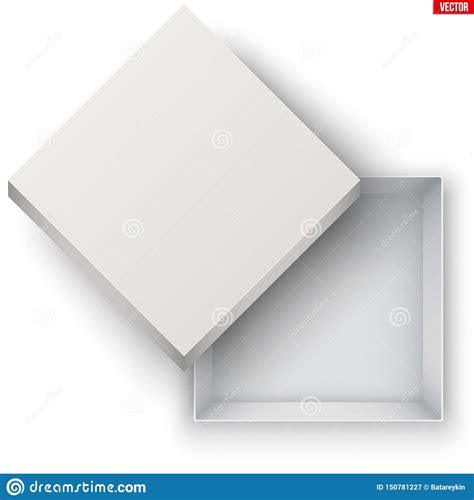 Download Blank Of Open White Shoe Box Stock Vector - Illustration ...