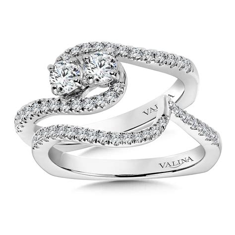 14K White Gold 0 60ct Diamond Bridal Set More Than Just Rings