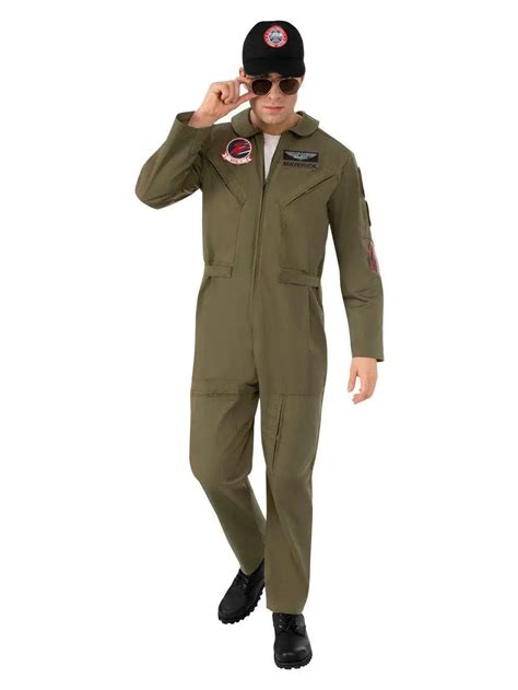 2023 Adult Top Gun Deluxe Costume At Reduced Price New Arrivals
