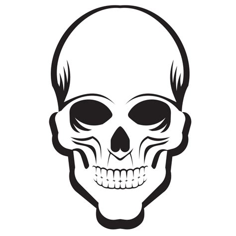 Human Skull Smiling Openclipart