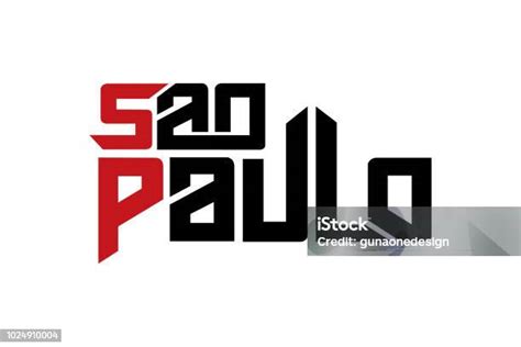 Vetores De São Paulo Projeto Vector De Tipografia Para Tshirt Cartaz E Outros Usos E Mais