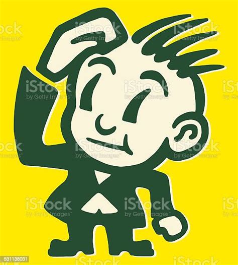Man Scratching Head Stock Illustration Download Image Now 2015 Adult Adults Only Istock
