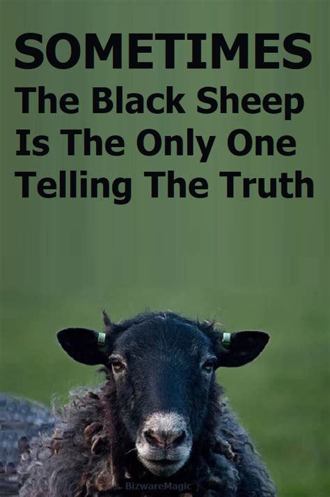 Top 14 Funny Quotes From Bizwaremagic In 2020 Black Sheep Quotes