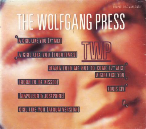 The Wolfgang Press A Girl Like You 1992 Cd Discogs