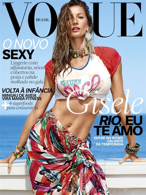 Gisele Bundchen Poses In Party Girl Looks For Vogue Brazil Fashion