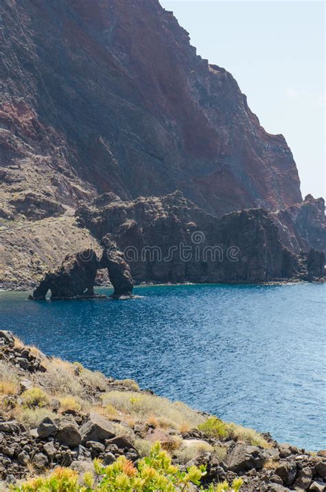 Roque De Bonanza In El Hierro Stock Photo Image Of Rock Islands