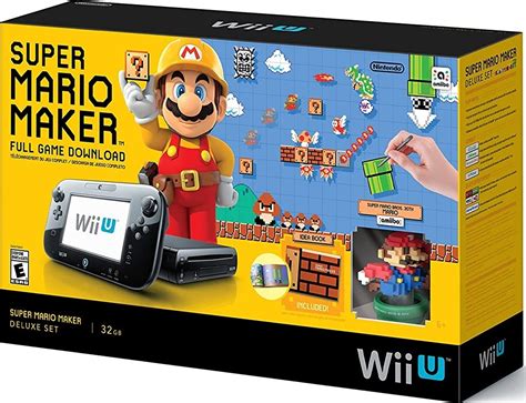 Nintendo Super Mario Maker Console Deluxe Set Ntsc Version Nintendo Wii U Buy Best Price In
