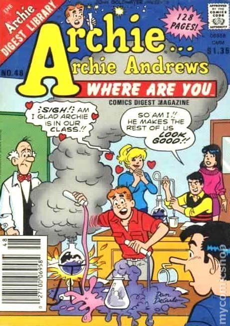 Archie Andrews Where Are You Digest 1981 48 Fn Comics Archie