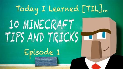 10 Minecraft Tips And Tricks Ep 1 Today I Learned Til On Reddit