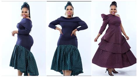 Stunning South Africa Shweshwe Dress Styles Style2 T