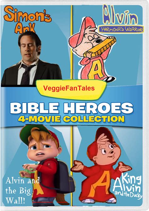 Veggiefantales Bible Heroes 4 Movie Collection The