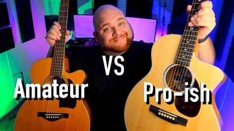 amateur vs pro acoustic guitar recordings youtube