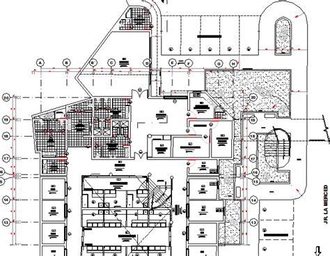 First Floor Plan Layout Details Of Industrial Plant Dwg File Cadbull