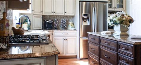 Located in surrey, british columbia, canada. Two toned traditional kitchen with Dynasty by Omega ...