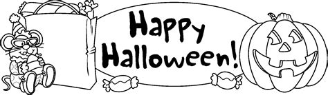 98 Happy Halloween Cli Halloween Clipart Black And White Clipartlook