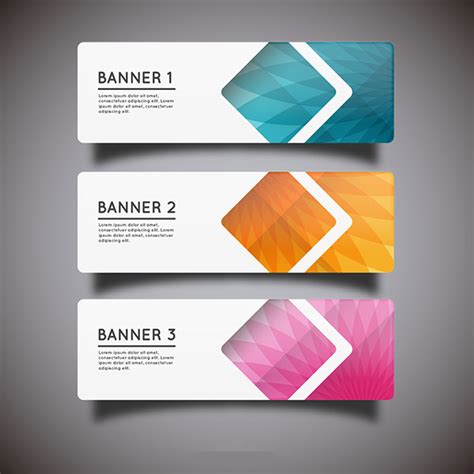Free 14 Vector Geometric Banner Designs In Psd Vector Eps