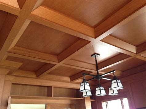 Mission Style Deep Coffer Woodgrid Coffered Ceilings By Midwestern