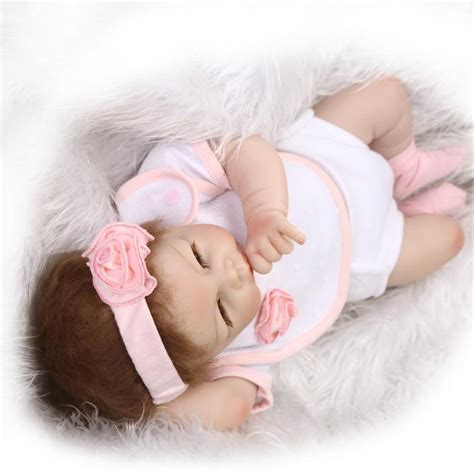 52cm Reborn Baby Doll Realistic Simulation Half Body Soft Silica Gel