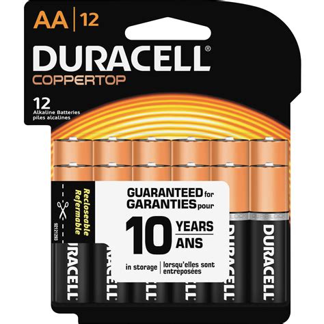 Duracell Coppertop Alkaline Aa Battery Mn1500