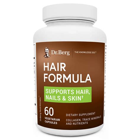 Buy Dr. Berg’s Hair Formula Supplement - y Nails & Skin Support - Hair