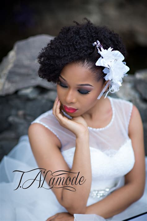 I love how the curls twist and curve. Striking Natural Hair Looks for the 2015 Bride! |T.Alamode