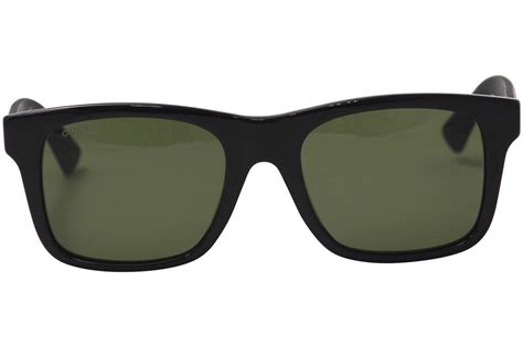 Gucci Men S Gg0008s Gg 0008 S 001 Black Square Sunglasses 53mm 889652047461 Ebay