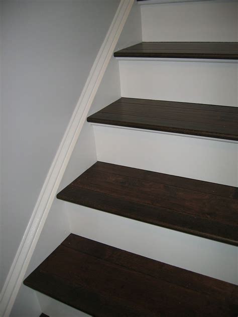 Can i install hardwood on stairs?, said the hopeful customer. Installing Engineered Hardwood on Stairs in 2020 | Engineered hardwood, Flooring for stairs ...