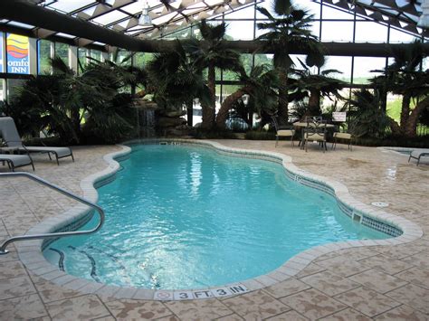 Our New Tropical Indoor Pool With Waterfall And Spa Wv