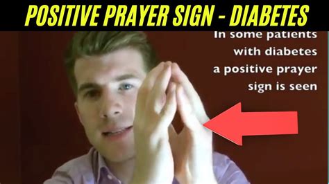 Positive Prayer Sign Diabetes YouTube
