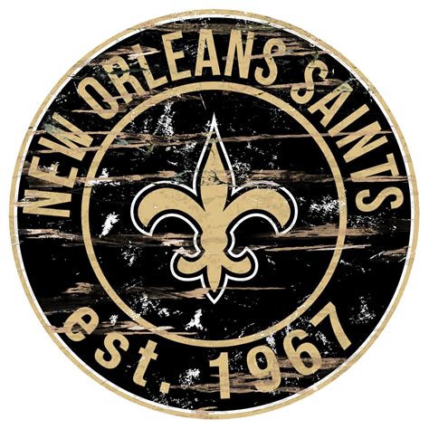 24 Mdf New Orleans Saints Nfl Sign Desperate Enterprises