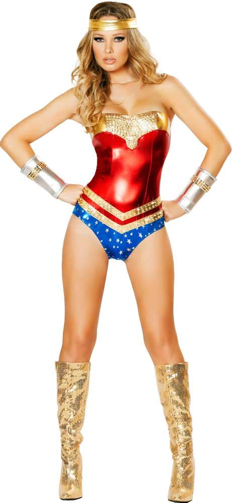 Roma Superhero Hottie L Deluxe Womens Marvel Wonder Woman Costume Ebay