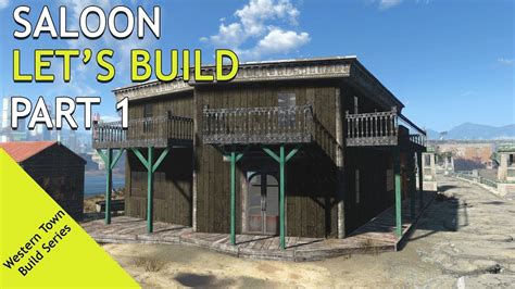 Fallout 4 Western Town Settlement Build Nordhagen Beach Lets Build