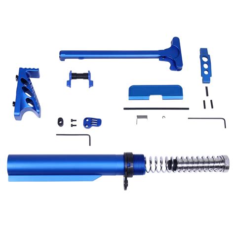 Guntec Usa Ar 15 Accessory Accent Kit Anodized Blue Tactical Transition