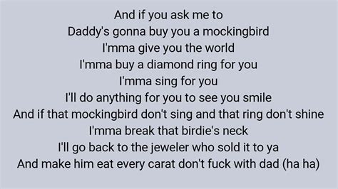 Eminem Mockingbird Danes Favorite Em Songreminds Me Of Him
