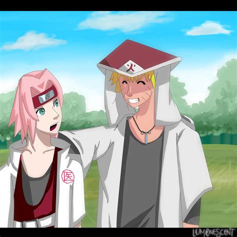 Naruto The Hokage And Sakura 2 By Lunamescent On Deviantart