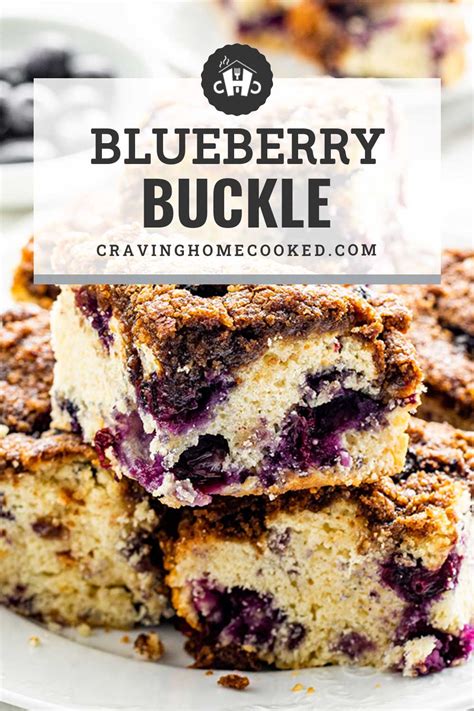 Blueberry Buckle Craving Home Cooked