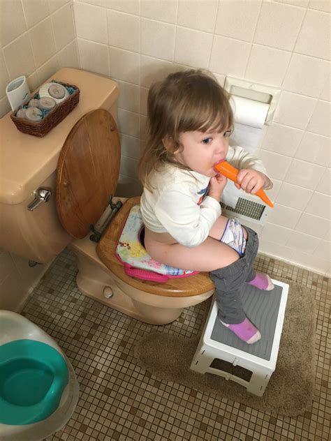 While potty training for boys can begin at the same time as girls, usually somewhere between eighteen and thirty months, boys often take two months longer on average according to research from the university of michigan health service. Potty Training: This is Real Life