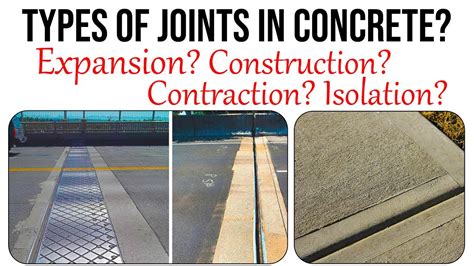 Types Of Joints In Concrete Joint Isolation