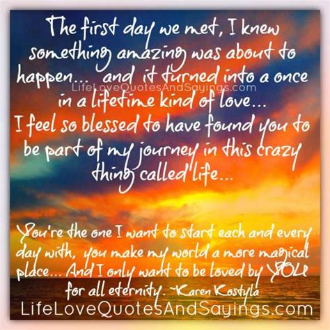 first day we met quotes quotesgram