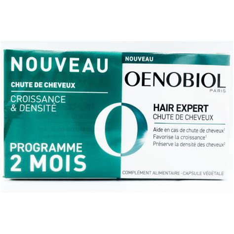 Oenobiol Hair Expert Chute De Cheveux Lot De 2x60 Capsules