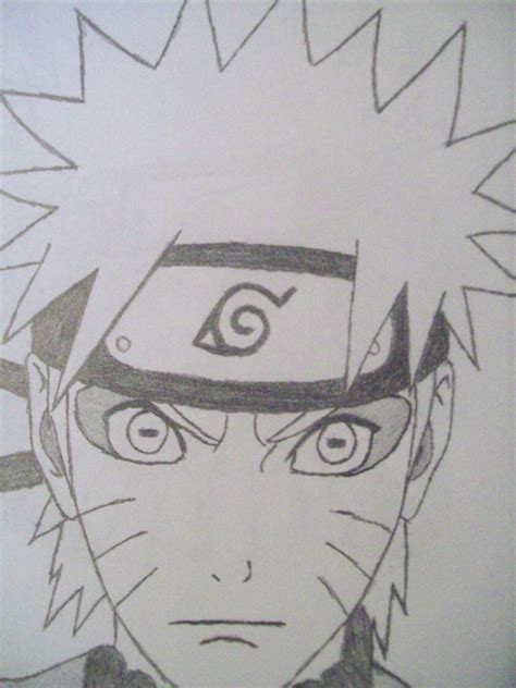 Gambar Anime Naruto Pensil Mudah
