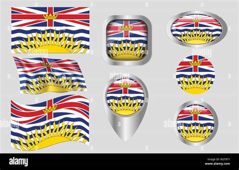 Flag Of British Columbia Stock Vector Image And Art Alamy