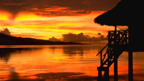 Hawaiian Sunset - Relax Music | Beach sunset, Beach sunset wallpaper, Beautiful sunset