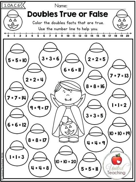 Adding Doubles Worksheets Number Strings Worksheets Doubling Worksheets