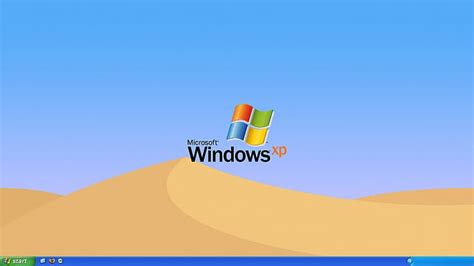 Hd Wallpaper Dunes Desert Clear Sky Minimalism Windows Logo