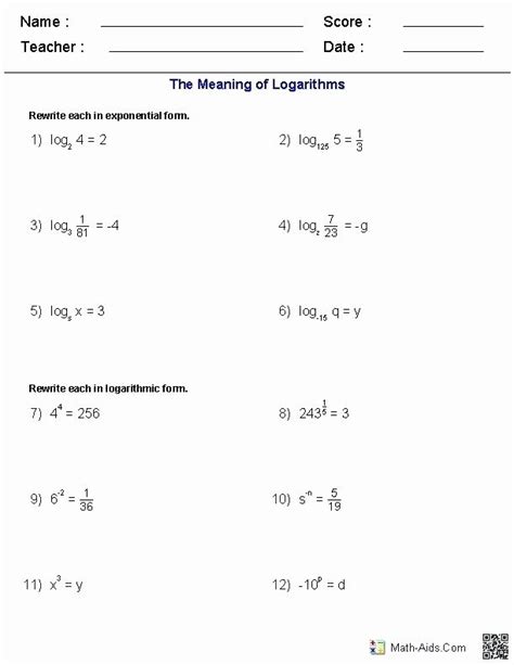 50 Interval Notation Worksheet With Answers