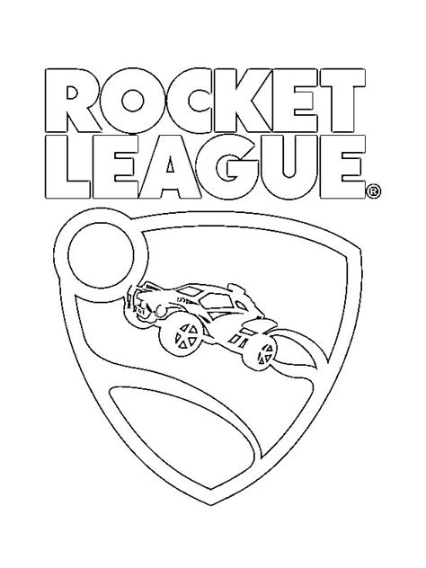 Rocket League Logo Ausmalbilder Howto Draw