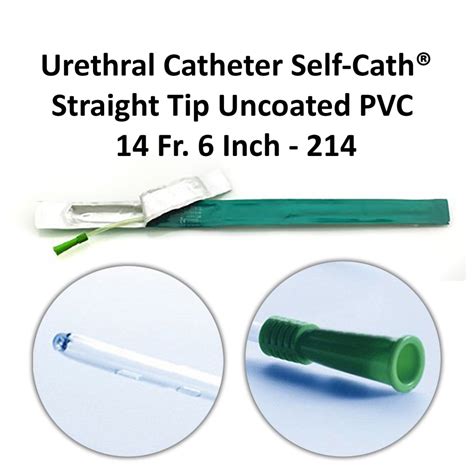 Urethral Catheter Speedicath Straight Tip Hydrophilic Coated 14 Fr 6