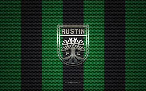 Download Wallpapers Austin Fc Logo American Soccer Club Metal Emblem
