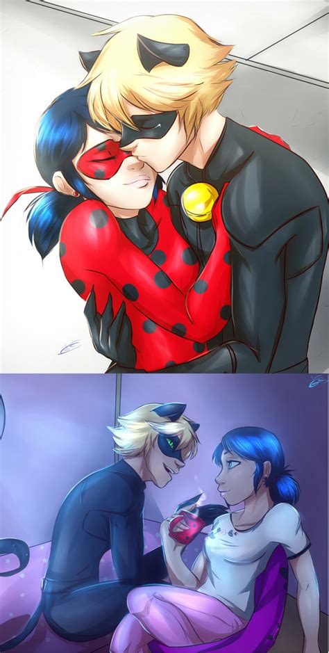 Paris, your beloved city, is in trouble. Chat Noir and Ladybug - Chat Noir and Marinette ...